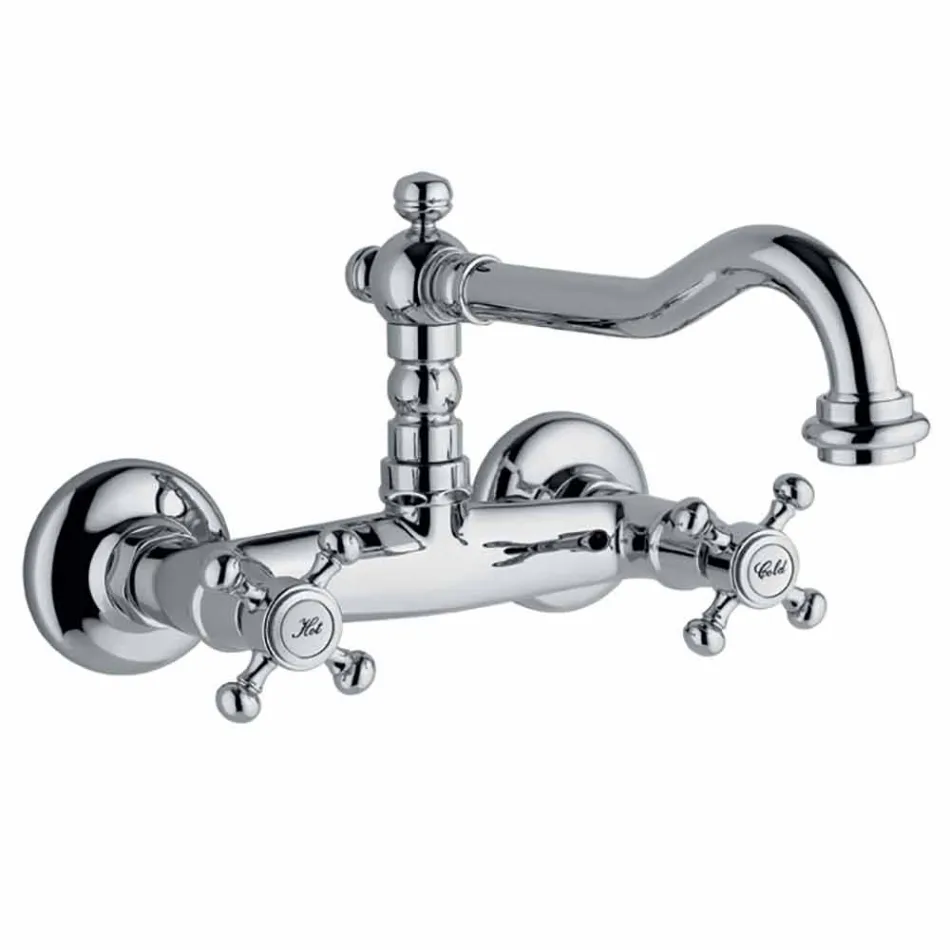 Grupo Classic Style para pia de cozinha em latão Made in Italy - Limo Viadurini