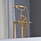 Banheira de chão com chuveiro de mão e mangueira flexível Made in Italy - Milano Viadurini