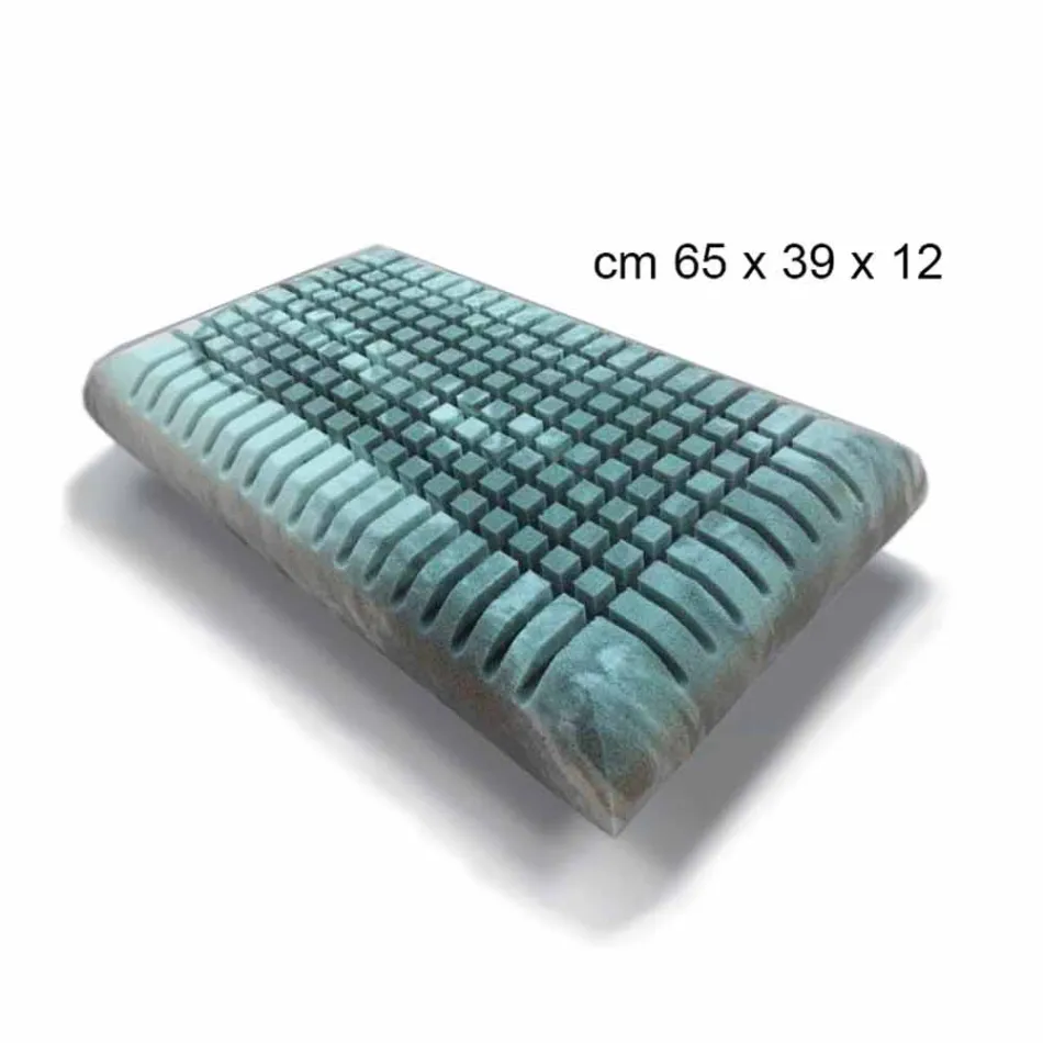 Almofada Xform de memória alta de 12 cm Fabricado na Itália - Clementino Viadurini