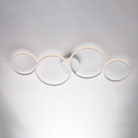 Iluminação de design em vidro e metal, fabricada na Itália, para ambientes criativos - Aldebaran Viadurini