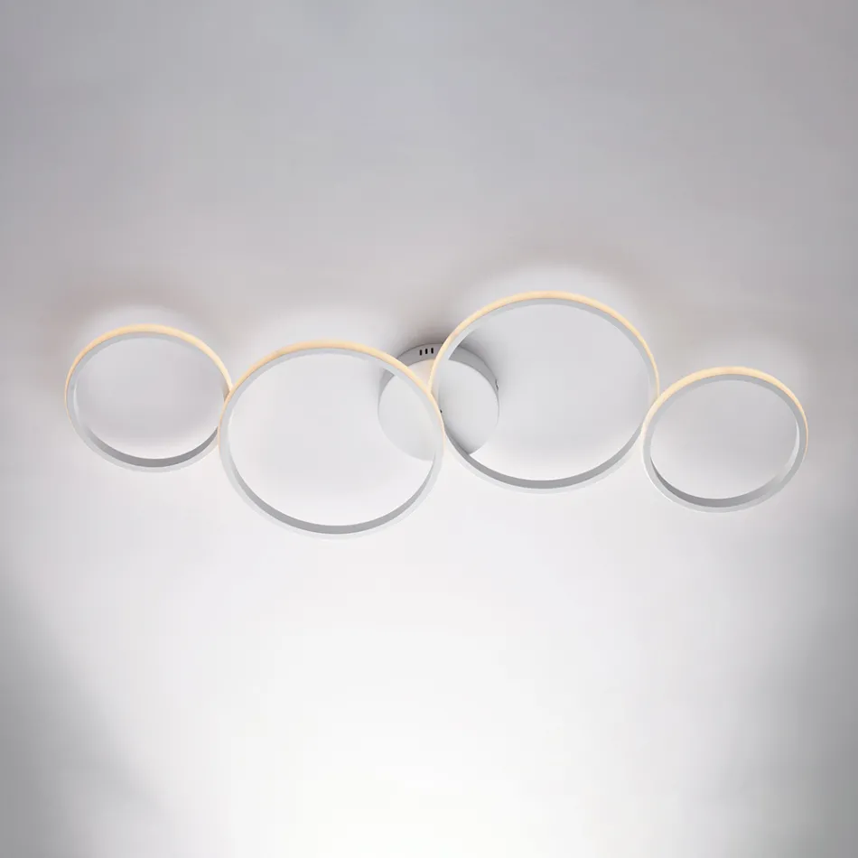 Iluminação de design em vidro e metal, fabricada na Itália, para ambientes criativos - Aldebaran Viadurini