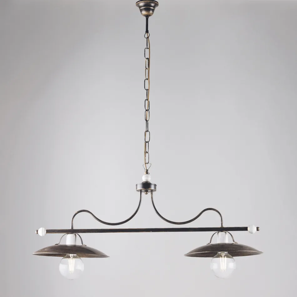 Luminárias de vidro e metal fabricadas na Itália para espaços sofisticados – Equinozio Viadurini