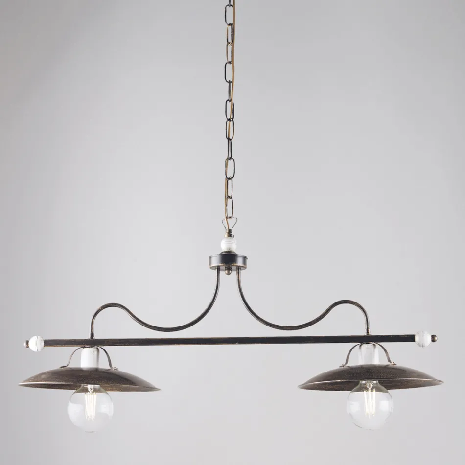 Luminárias de vidro e metal fabricadas na Itália para espaços sofisticados – Equinozio Viadurini