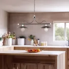 Luminárias de vidro e metal fabricadas na Itália para espaços sofisticados – Equinozio Viadurini