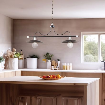 Luminárias de vidro e metal fabricadas na Itália para espaços sofisticados – Equinozio Viadurini