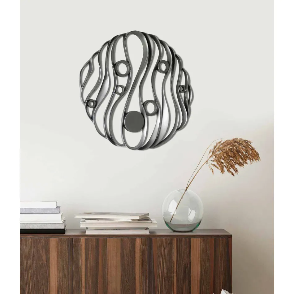 Instalação na parede de design moderno e elegante em cerâmica perfurada - Destaques Viadurini