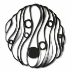 Instalação na parede de design moderno e elegante em cerâmica perfurada - Destaques Viadurini