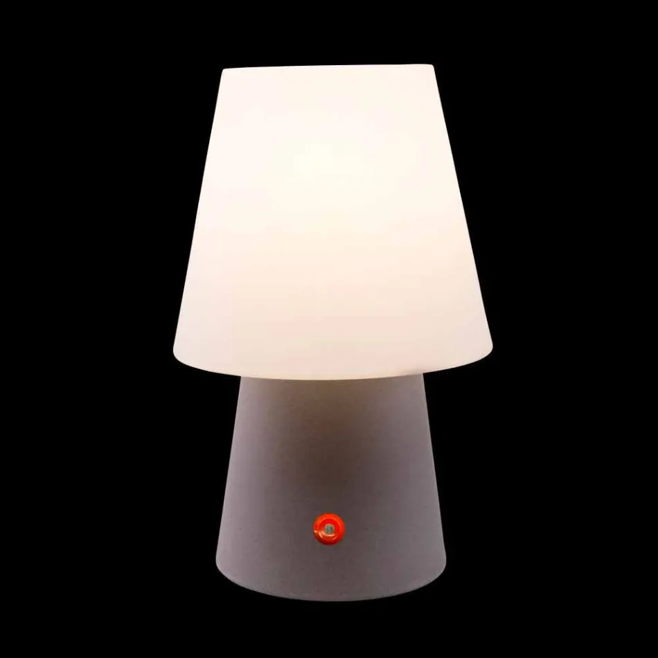 Lâmpada LED recarregável em plástico colorido para interior ou exterior - Fungostar Viadurini