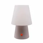 Lâmpada LED recarregável em plástico colorido para interior ou exterior - Fungostar Viadurini