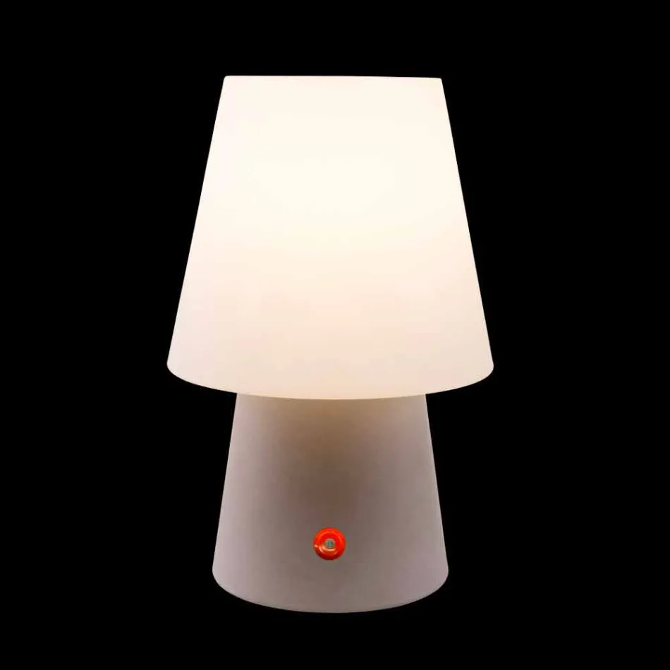 Lâmpada LED recarregável em plástico colorido para interior ou exterior - Fungostar Viadurini