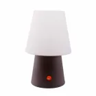 Lâmpada LED recarregável em plástico colorido para interior ou exterior - Fungostar Viadurini