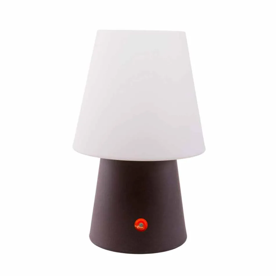 Lâmpada LED recarregável em plástico colorido para interior ou exterior - Fungostar Viadurini