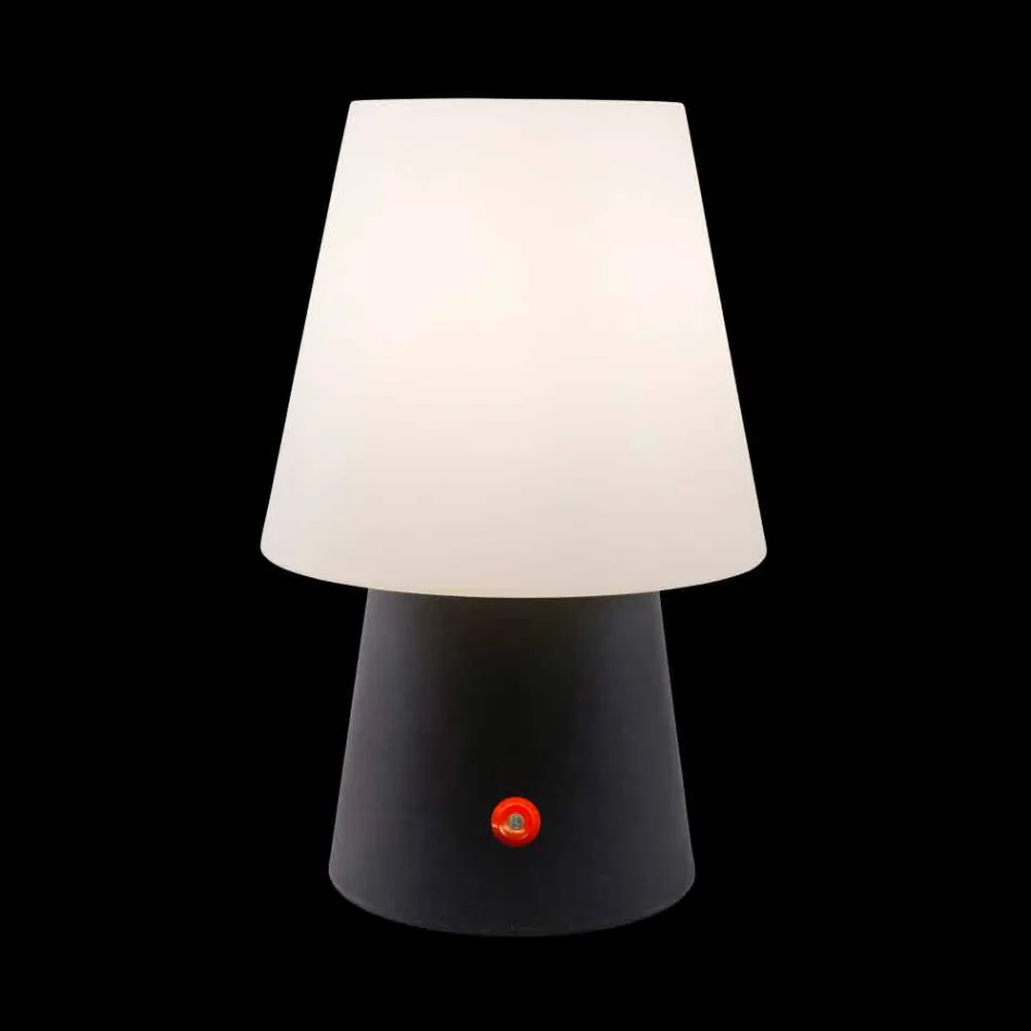 Lâmpada LED recarregável em plástico colorido para interior ou exterior - Fungostar Viadurini