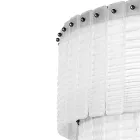 Lâmpada de parede moderna em vidro artesanal de luxo feito na Itália - Valadier Viadurini