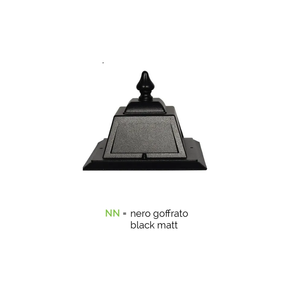 Lâmpada de parede externa em alumínio e vidro fabricado na Itália - Doroty Viadurini