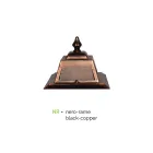 Candeeiro de parede exterior de alumínio vintage fabricado em Itália - Doroty Viadurini