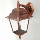 Luminária de parede de jardim de alumínio fabricada em Itália, Aquilina Viadurini