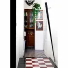 Candeeiro de parede de metal regulável com LED integrado Made in Italy - Celine Viadurini