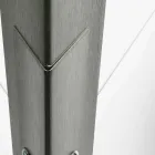 Candeeiro de parede de metal regulável com LED integrado Made in Italy - Celine Viadurini