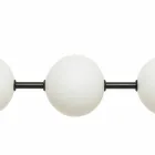 Lâmpada de suspensão 3 luzes em latão e vidro 2 acabamentos - Alma by Il Fanale Viadurini