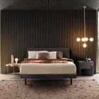 Candeeiro de Suspensão 5 Luzes em Latão e Vidro Natural - Molecola by Il Fanale Viadurini