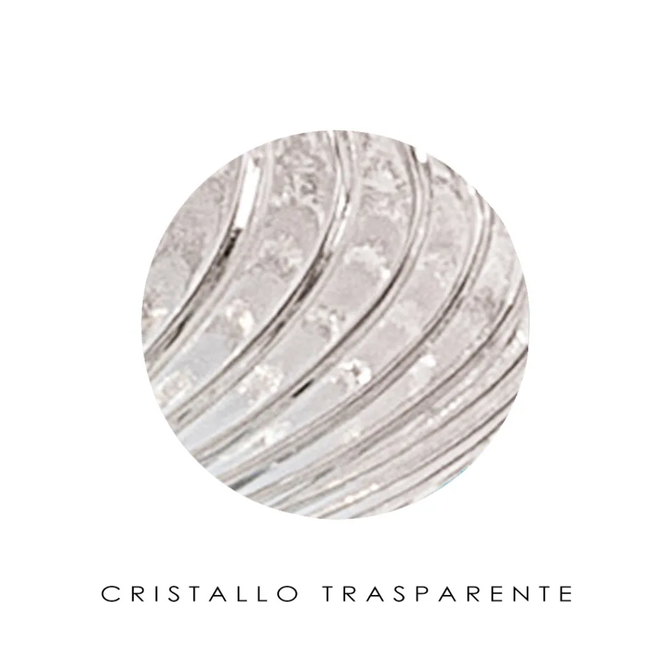 Candeeiro de suspensão de vidro soprado feito à mão em Veneza - Dafne Viadurini