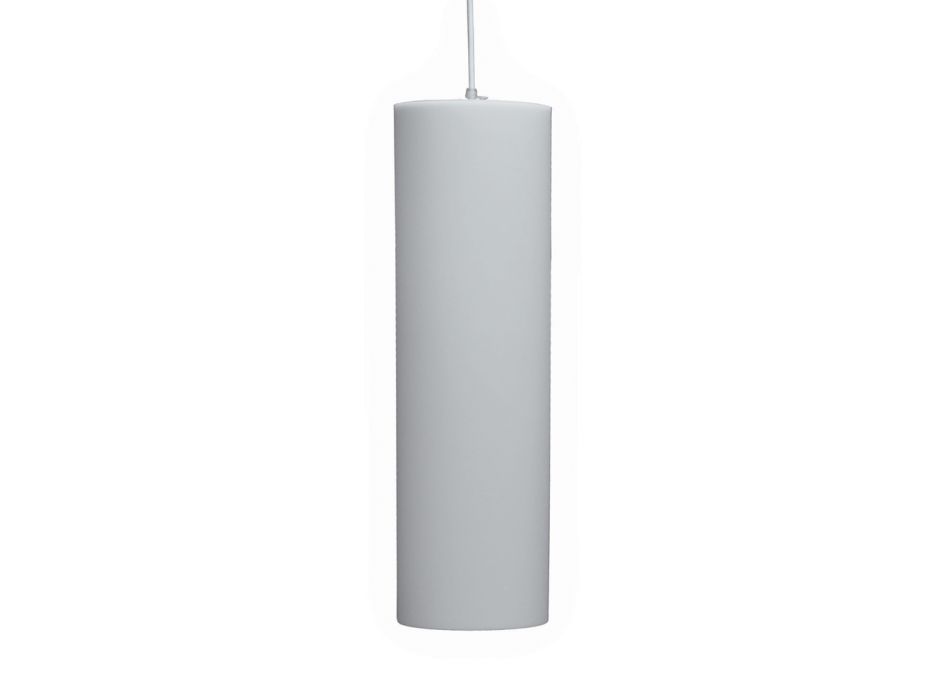 Lâmpada de Suspensão Cilíndrica em Polietileno Fabricado na Itália - Minervo Viadurini