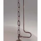 Lâmpada pingente Impermeabilização de latão e vidro branco Viadurini