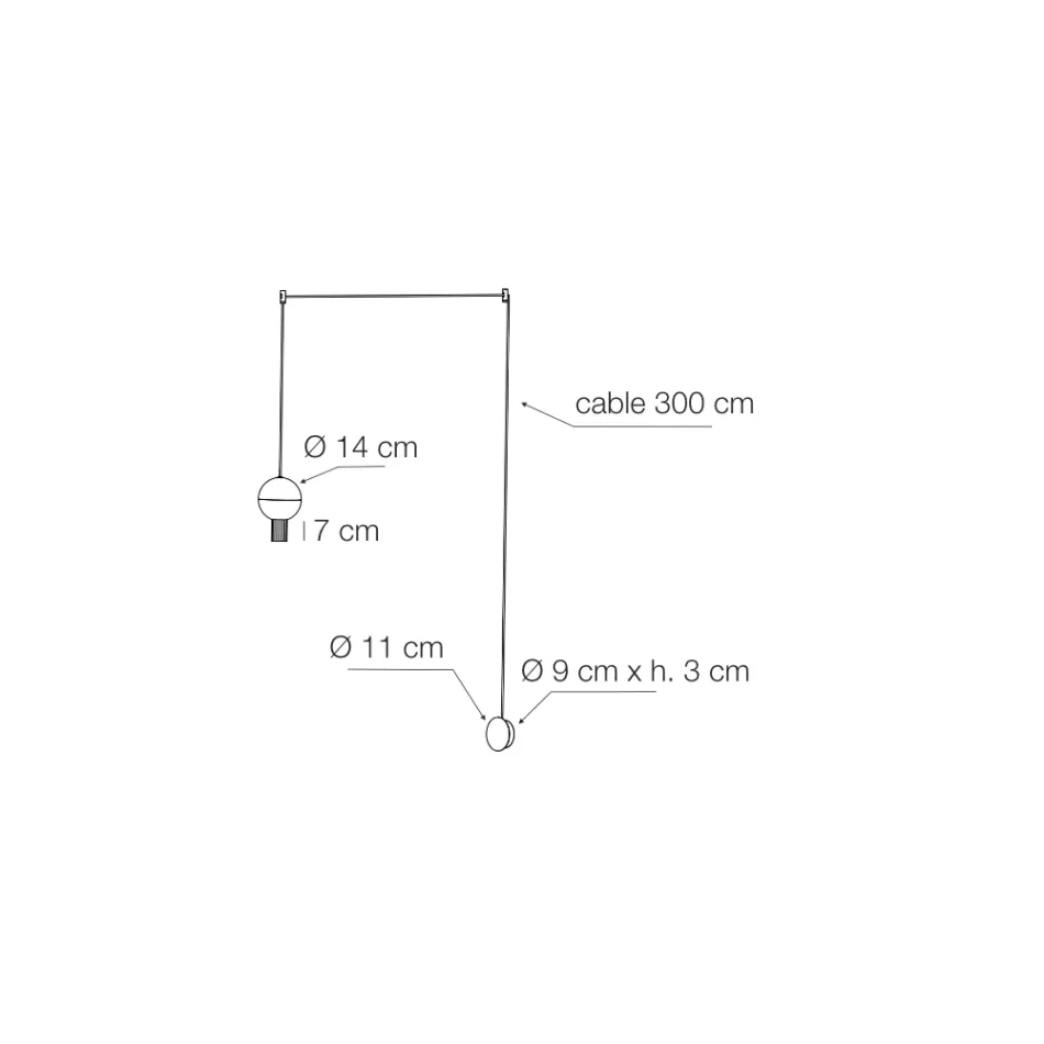 Luminária Pendente com Cilindros de Vidro Canneté Fabricada na Itália - Oris Viadurini