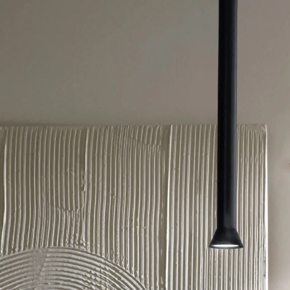 Luminária de Suspensão com Armação de Metal e Cabos Ajustáveis - Birch Viadurini