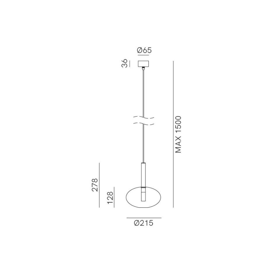 Candeeiro de Suspensão com Vidro em Vários Formatos Fabricado em Itália - Sintonia Viadurini