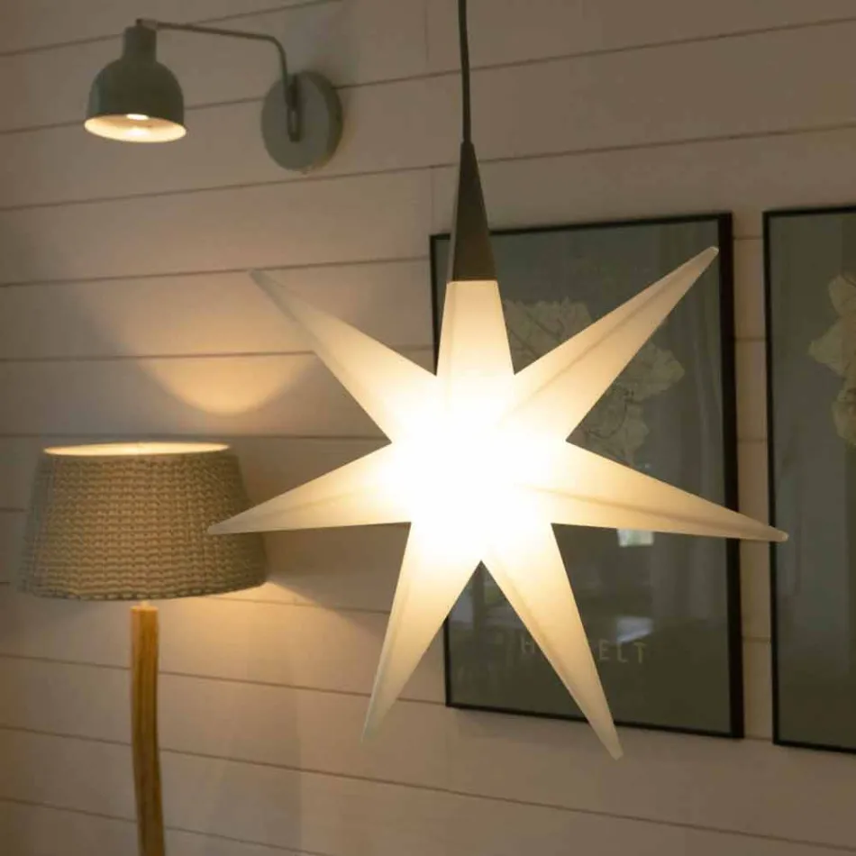 Lâmpada de suspensão interna Led Design moderno Star - Pandistar Viadurini