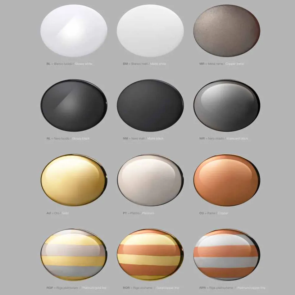 Luminária pendente de design em cerâmica The Lustri 8 Viadurini