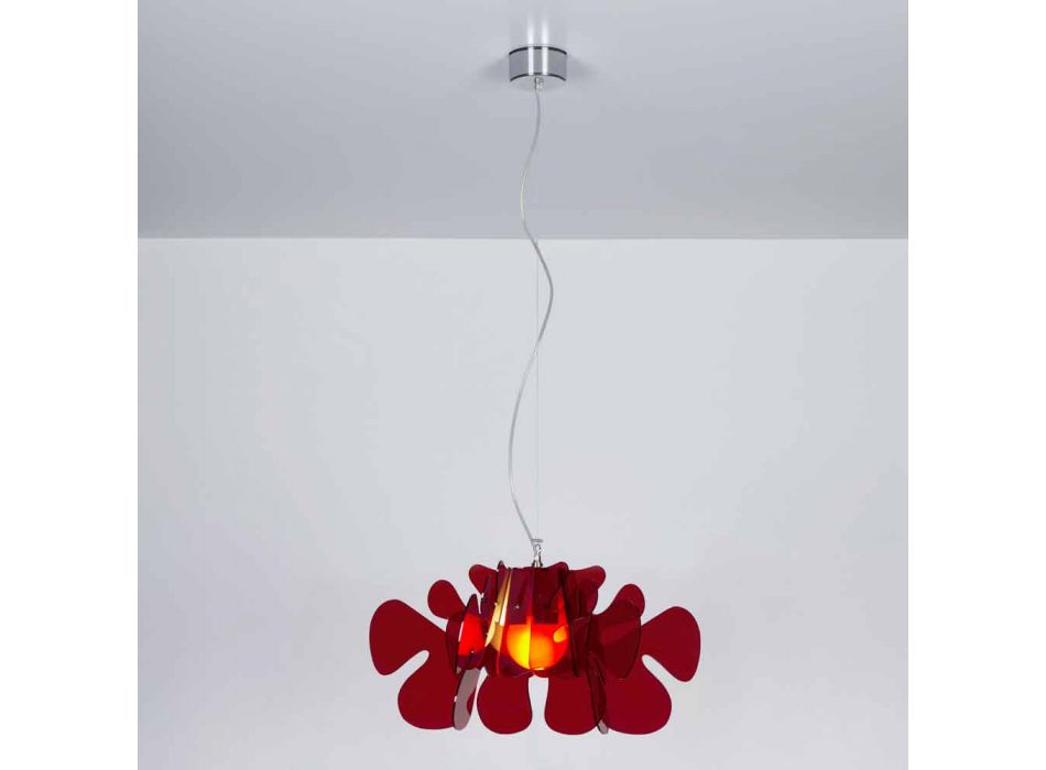 Luminária de design em metacrilato, L.55 x P.55cm, Debora Viadurini