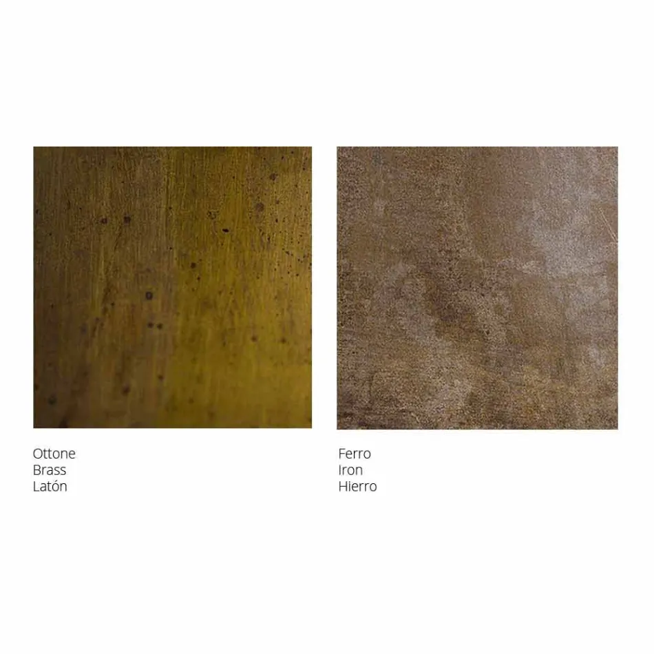 Candeeiro suspenso de ferro ou latão estilo rústico Galileo Ø60 Il Fanale Viadurini