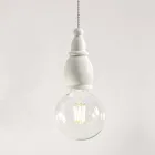 Lâmpada de suspensão design em cerâmica fabricada na Itália - Fate by Aldo Bernardi Viadurini