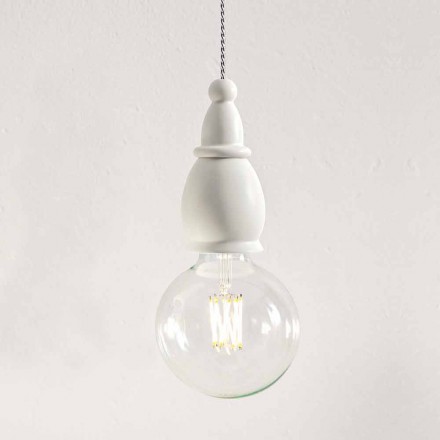 Lâmpada de suspensão design em cerâmica fabricada na Itália - Fate by Aldo Bernardi Viadurini