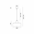 Luminária pendente de design em ferro antigo Jean Il Fanale Viadurini