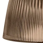 Candeeiro suspenso design em vidro veneziano fabricado na Itália - Safira Viadurini