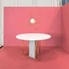 Pendente em aço moderno Ø60xh.60xL.cavo200cm, Adele Viadurini