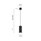 Candeeiro de Suspensão em Alumínio Pintado a Pó e Cabo Ajustável - Buxus Viadurini