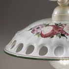 Candeeiro de Suspensão de Cerâmica Artesanal com Passanastri - Nápoles Viadurini