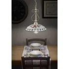 Candeeiro de Suspensão de Cerâmica Artesanal com Passanastri - Nápoles Viadurini