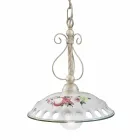 Candeeiro de Suspensão de Cerâmica Artesanal com Passanastri - Nápoles Viadurini