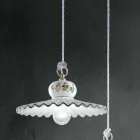 Lâmpada de Suspensão de Cerâmica Artesanal Decorada à Mão - Roma Viadurini