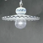 Lâmpada de Suspensão de Cerâmica Artesanal Decorada à Mão - Roma Viadurini