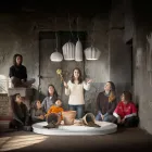 Lâmpada de suspensão em Design de cerâmica branca brilhante em 4 formas - Oasis Viadurini