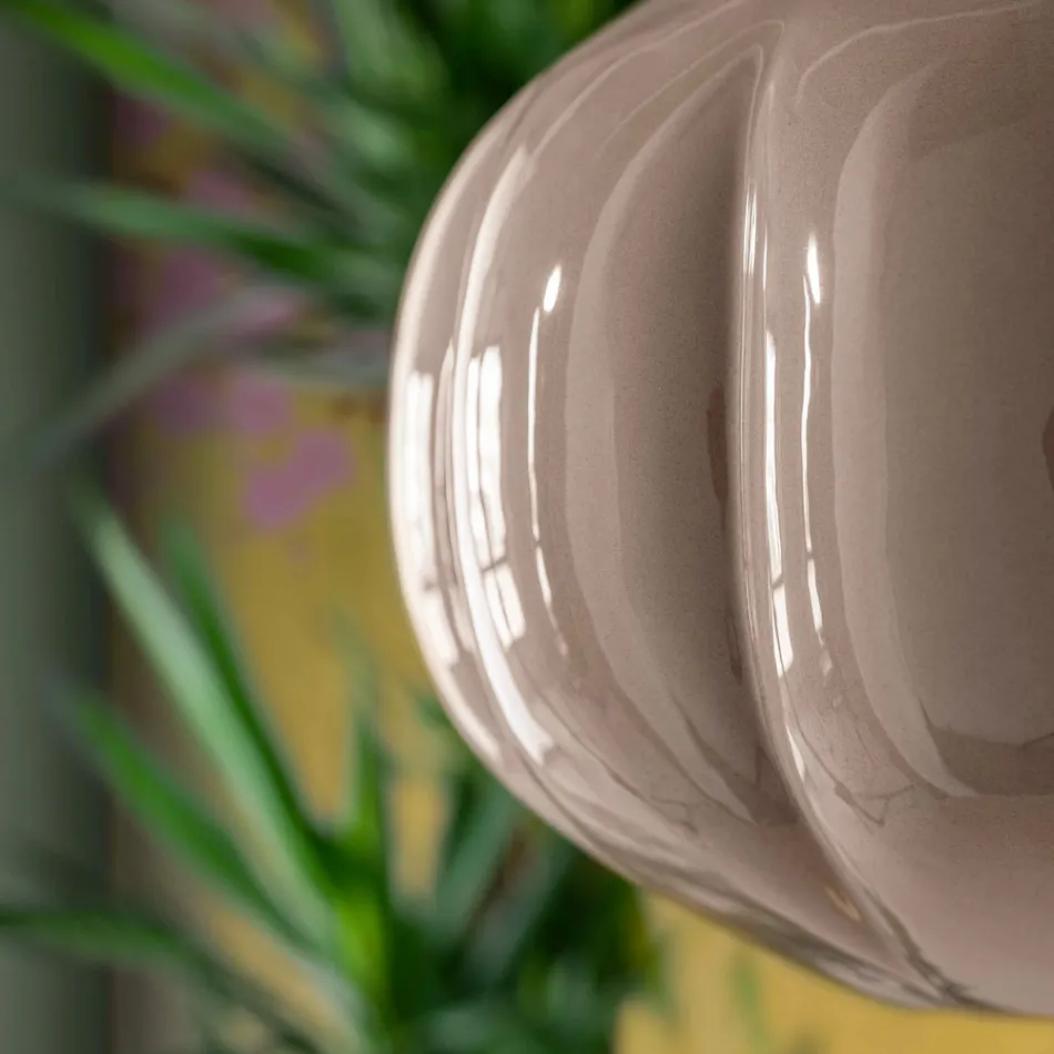 Candeeiro suspenso de cerâmica de 2 acabamentos Made in Italy - Afoxe Viadurini