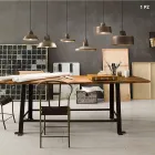 Pendente em ferro envelhecido com sino Virginia Il Fanale Viadurini