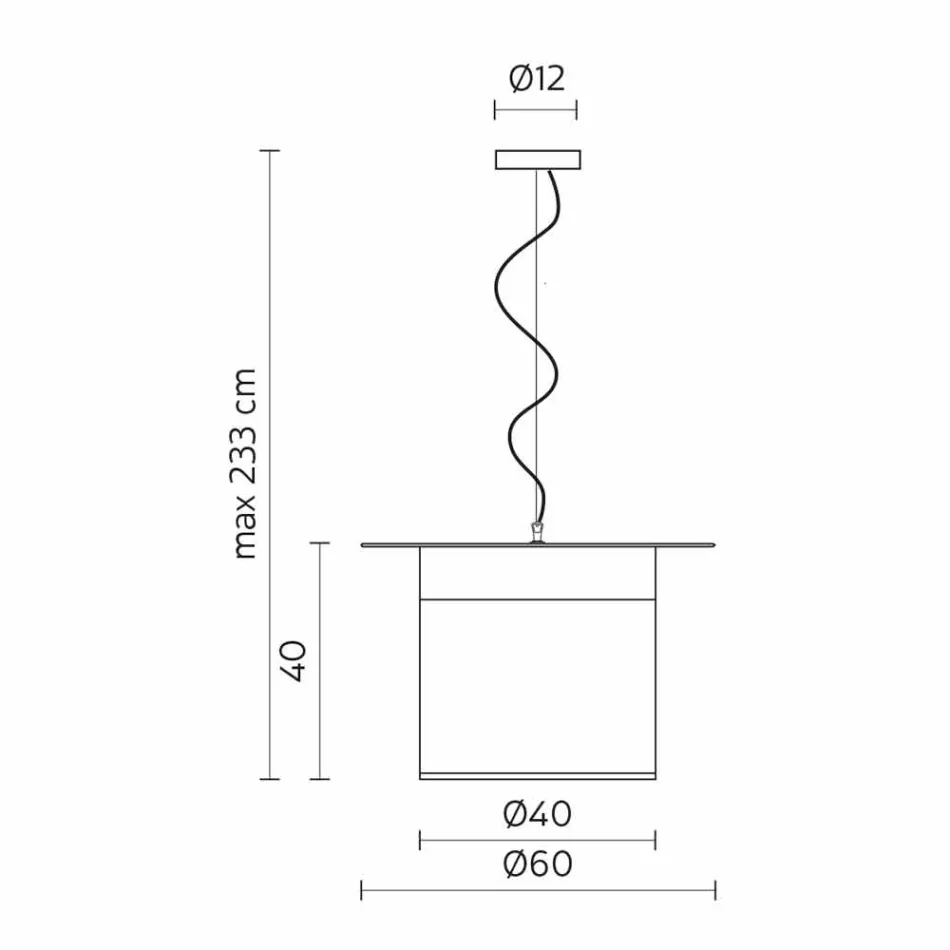 Lâmpada de suspensão de linho branco com design de cilindro, feita na Itália - mágica Viadurini